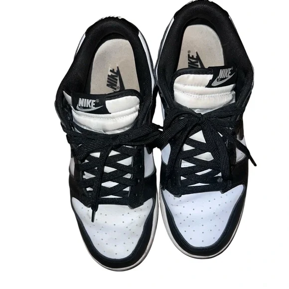Nike Dunk Low – Black & White Men’s Sneakers Size 8.5 - Picture 16 of 17